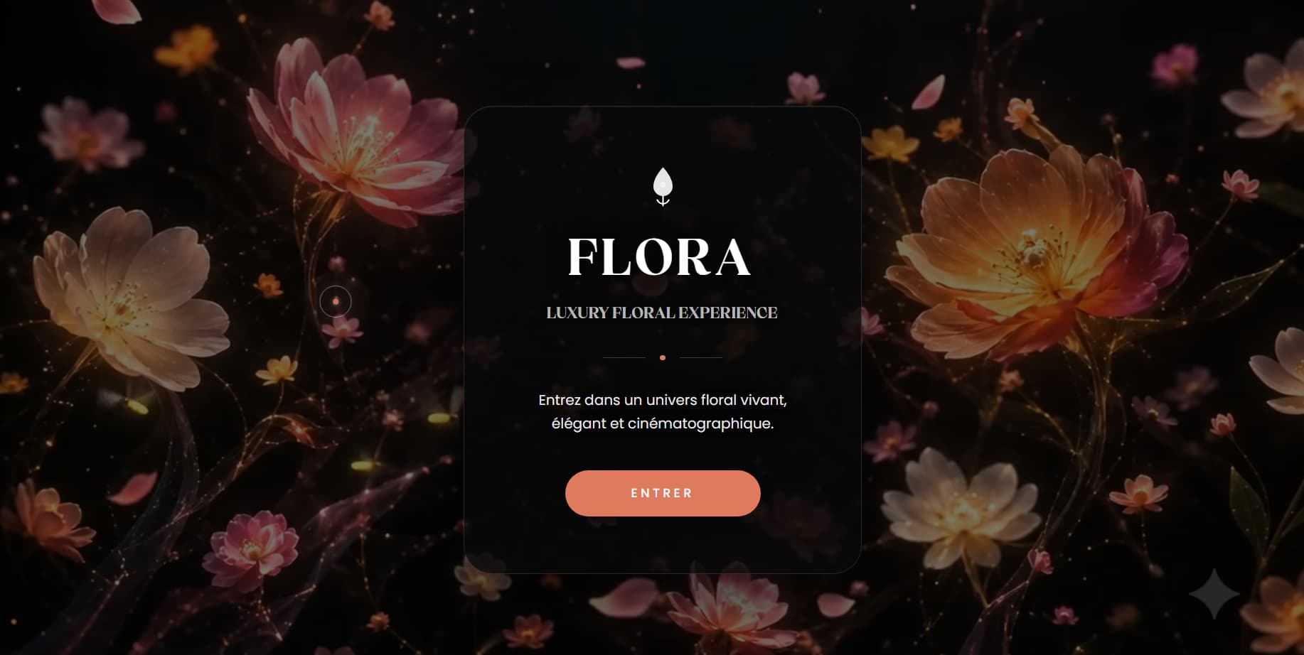Floral Lemon - Site immersif editorial